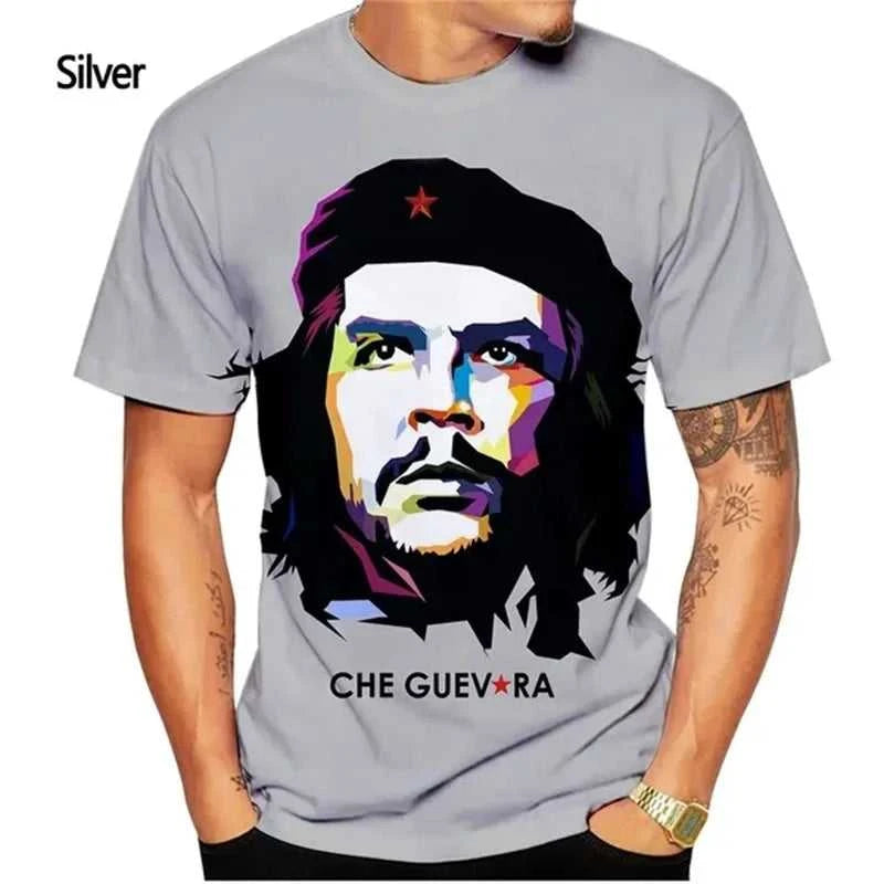 Che Guevara T-Shirt Men 3D-printed Summer Casual Short Sleeve Plus Size Tee Top Full Print Men T Shirts Streetwear Ropa Hombre The jack market .AU The jack market .AU Men Fashion $ 26 14:771#F202412031528599;5:100014066#XS