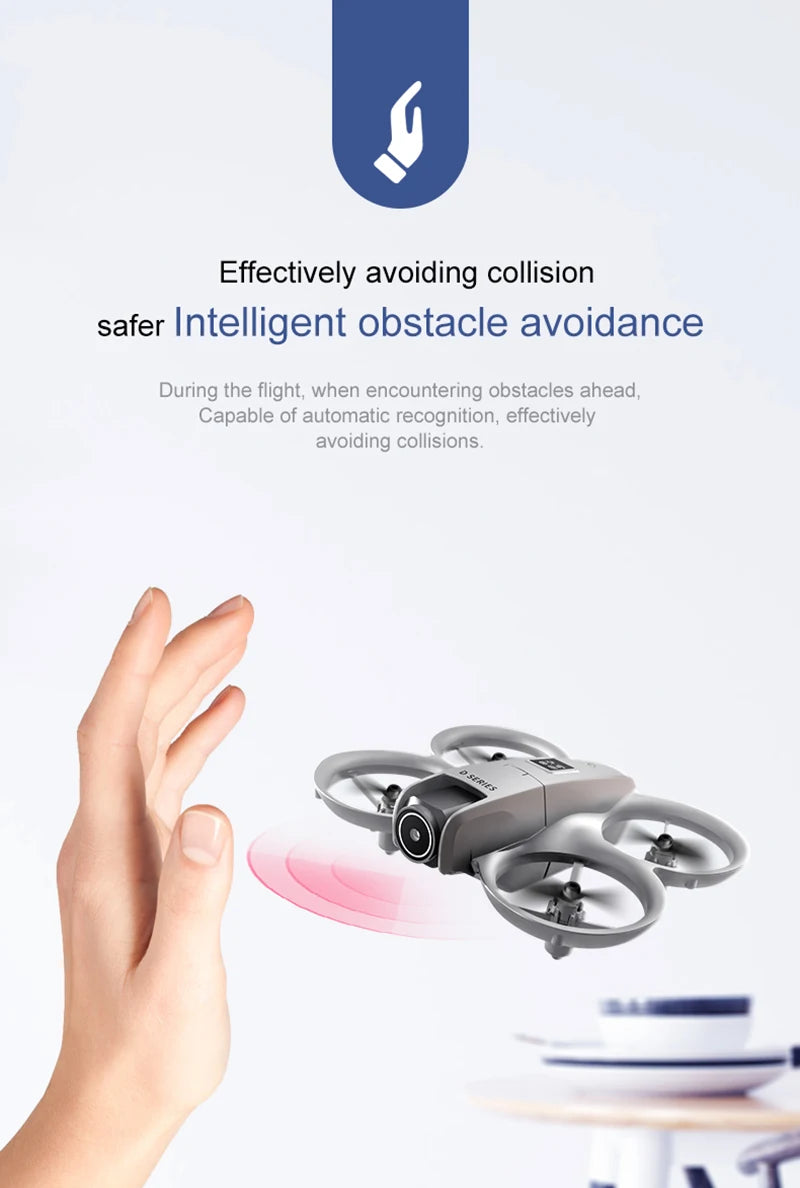 New D16 Mini Drone 8K HD Dual Camera GPS Positioning Profesional 180° Electric Adjustable Obstacle Avoidance Bushless UAV 2026