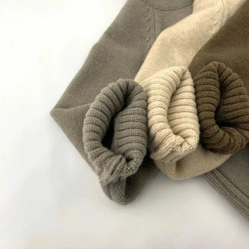 Children Turtleneck Sweater Knitted Pullover Sweater Winter Warm Slip Over Outfit Long Sleeves Hoodies for Kids Age 1-6T The jack market .AU The jack market .AU Mum & Kids: Essential Products for Every Family $ 45 14:691#Gray;200000463:200004188#100 for 3T