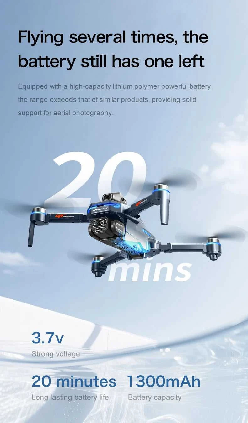 New GT8 Drone 8K Professional HD Dual Cameras Screen Remote 5G WIFI Brushless Motor Obstacle Avoidance Foldable Quadcopter Toys The jack market .AU The jack market .AU Drones $ 115 14:29#GT8 4K