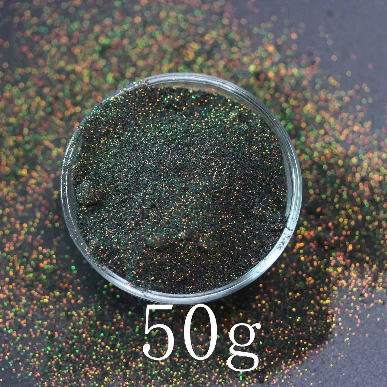 0.1mm Extra Fine Holographic White Colorful Shinning Glitter Spangle Dust for DIY lipstick,Cosmetics,Nail Art Craft Decoration