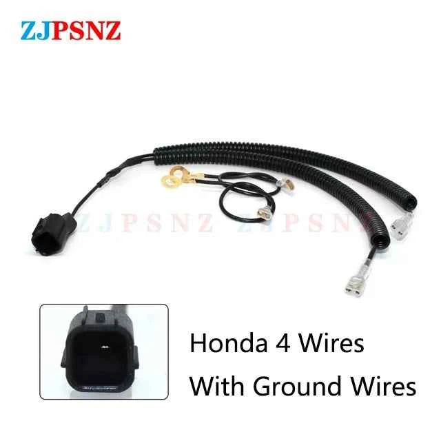 Auto Horn Plug 4 Wires Corrugated Tube Dedicated Snail Horn Socket Conversion Plug Car Speakers Single Horn Refit Double Horn