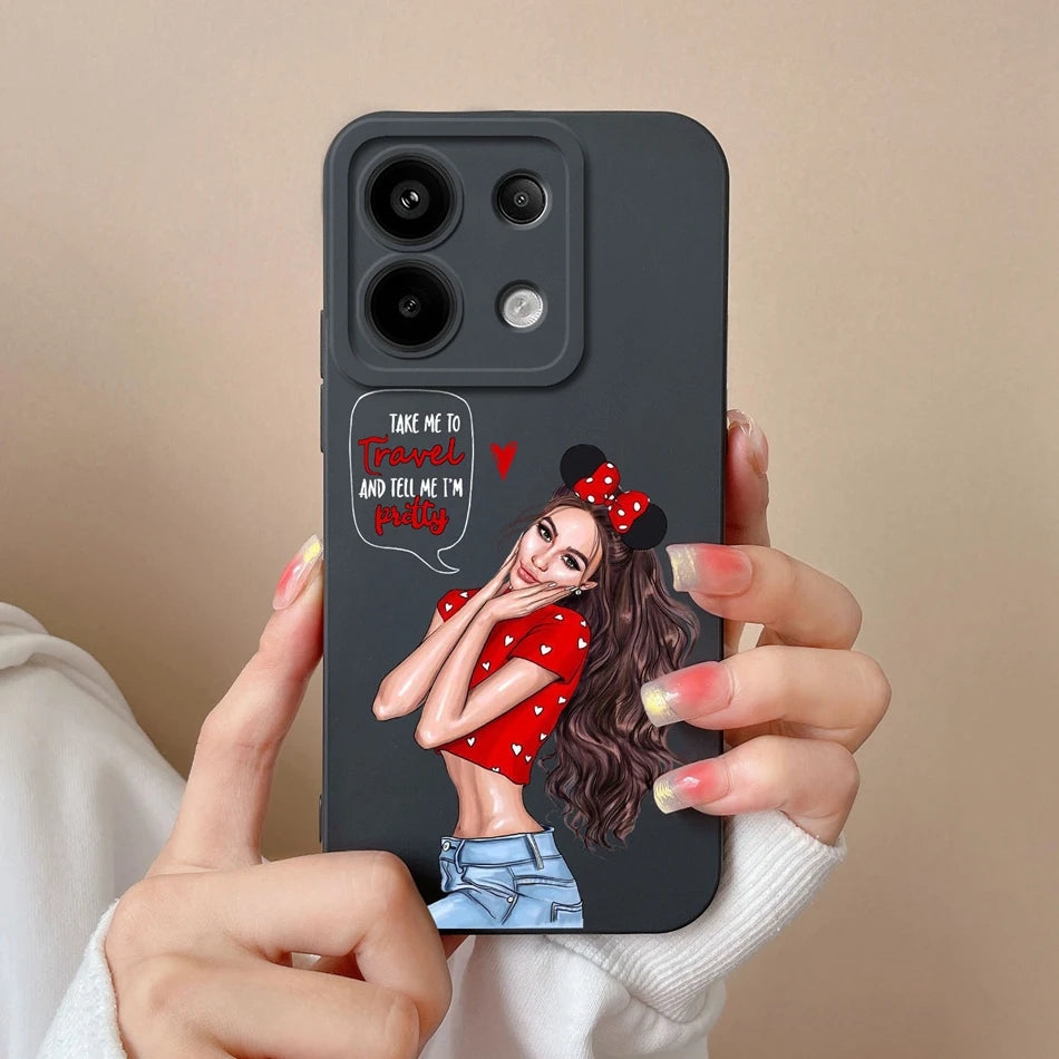 Xiaomi Poco X6 Pro Anime Silicone Case - Full Protection & Shockproof Design for Ultimate Style & Durability