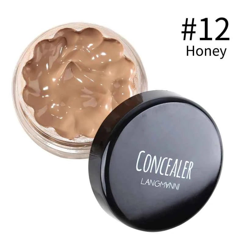 12ML Foundation Concealer Cream High Coverage Concealer Cover Anti Dark Circle Freckle Waterproof Long Lasting Face Makeup Base