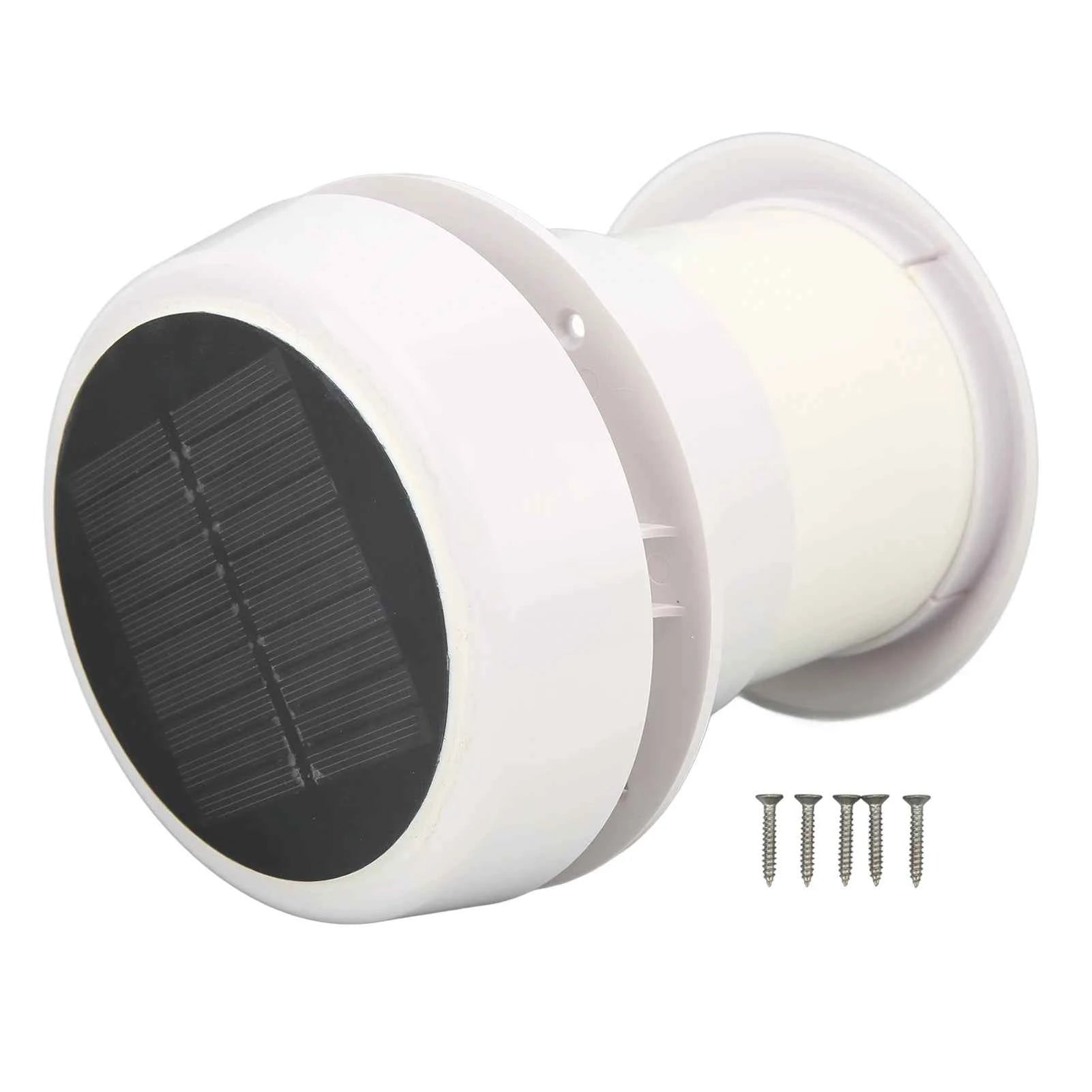 DC12V RV Roof Exhaust Fan Noiseless Solar Powered Vent for Campers  Ships Yachts RV Roof Vent Fan Solar Roof Exhaust Fan