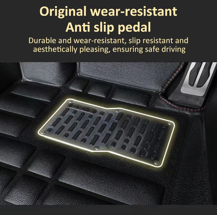 Car Floor Mat for Changan CS75 Plus PHEV 2014~2023 Foot Parts Pads Leather Panel Liner Carpets Custom Covers Interior Accessorie