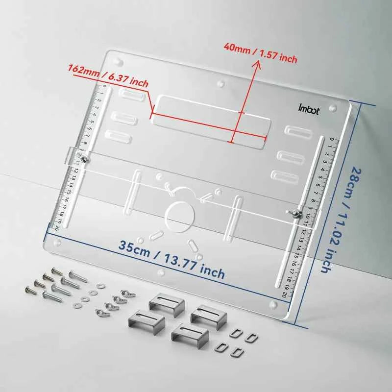 Acrylic Cutting Base Plate - 8mm Thickened & Versatile Tool for Precision Trimming
