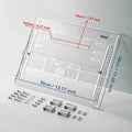 Acrylic Cutting Base Plate - 8mm Thickened & Versatile Tool for Precision Trimming