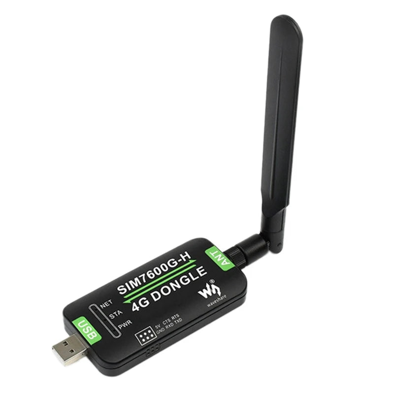 BAAE Waveshare SIM7600G-H 4G DONGLE Module an Internet Access Module for Raspberry Pi GNSS Global Communication