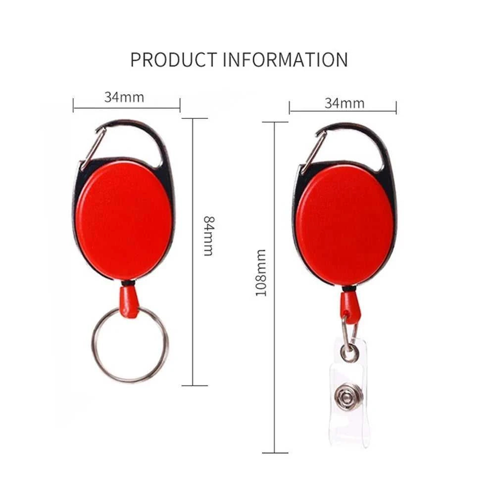 Multicolor Anti-Theft Keychains Unisex Anti Lost Retractable Elastic Rope Keyrings With Carabiner Reel Clip For ID Name Card Key The jack market .AU The jack market .AU Jewellery & Chains $ 47 14:771#O