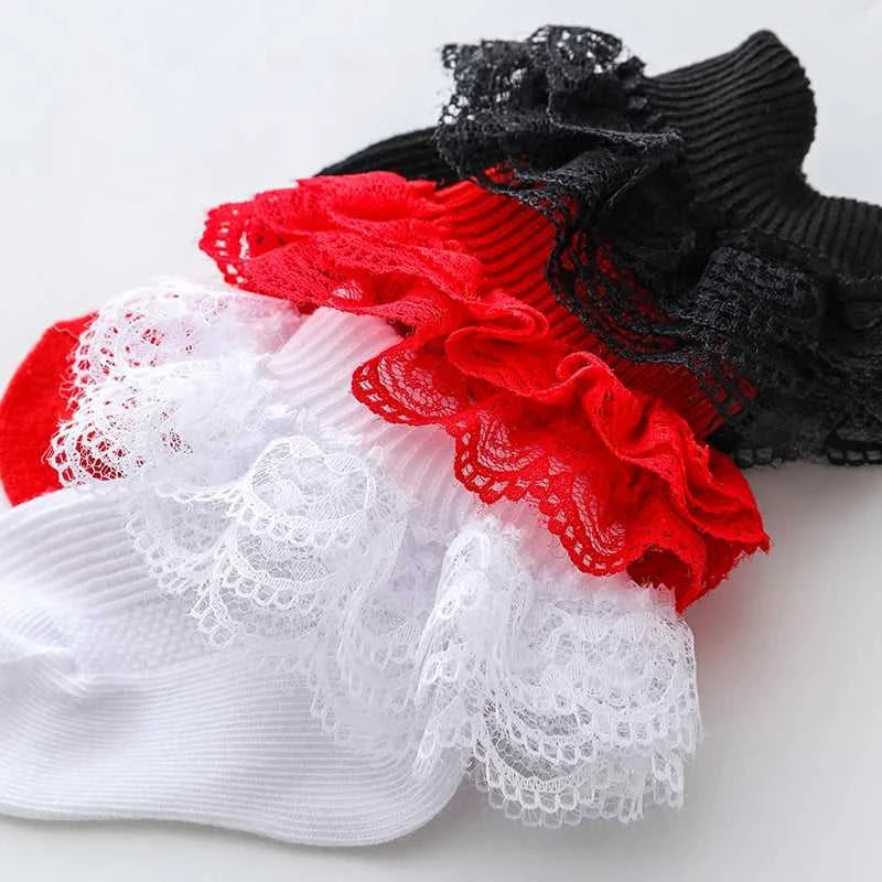 Baby Girls Boys Cotton Socks Cute Eyelet Frilly Lace Baptism Socks Birthday Gift for Infants The jack market .AU The jack market .AU Mum & Kids: Essential Products for Every Family $ 21 14:200002130;200000463:200661896#6-12M