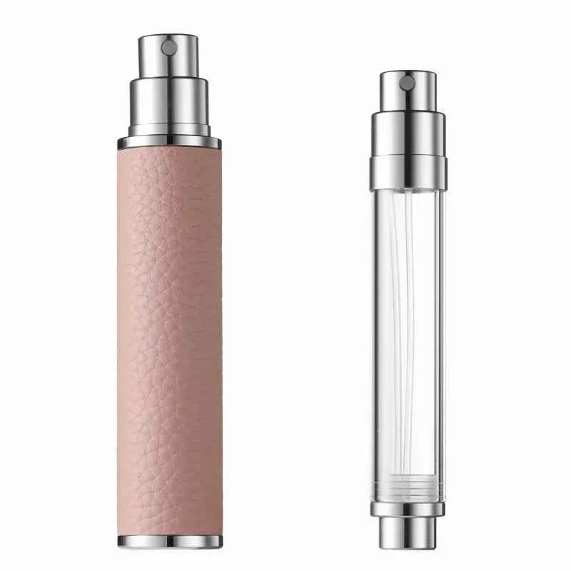 Luxia Portable Perfume Atomizer - Refillable 10ML Leather Travel Spray Bottle