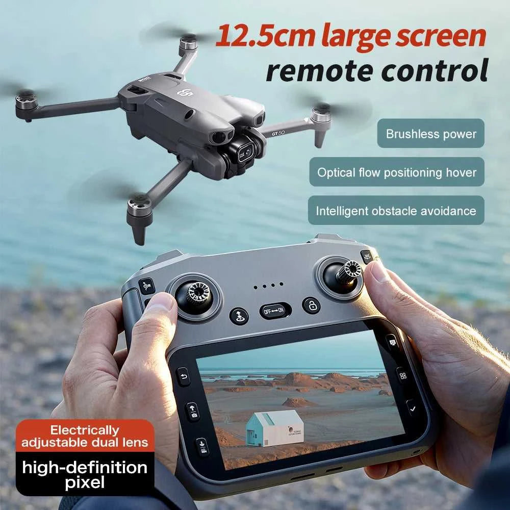 NEW Foldable Drone With Screen Control 8k Aerial Photography Optical Flow Positioning 360° Obstacle Avoidance Helicopter Drone The jack market .AU The jack market .AU Drones $ 133 14:29#4k-Dark Grey