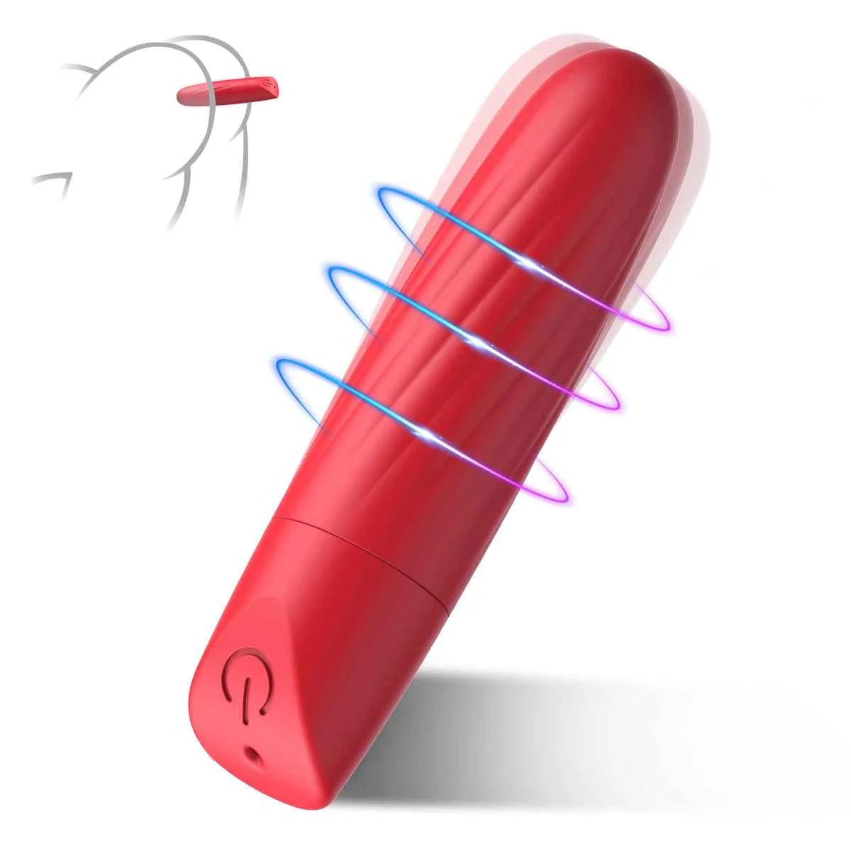 Blissful Touch Waterproof Silicone Bullet Vibrator - Powerful Clit & G-Spot Stimulation for Ultimate Pleasure