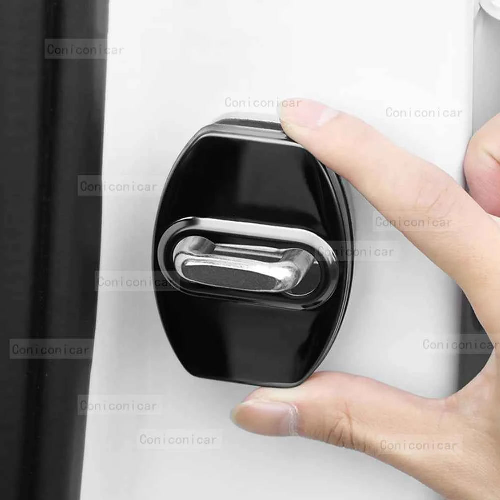 GMC Sierra 2015-2023 Stainless Steel Door Lock Protector | Anti-Rust Buckle Cover & Stylish Accessory
