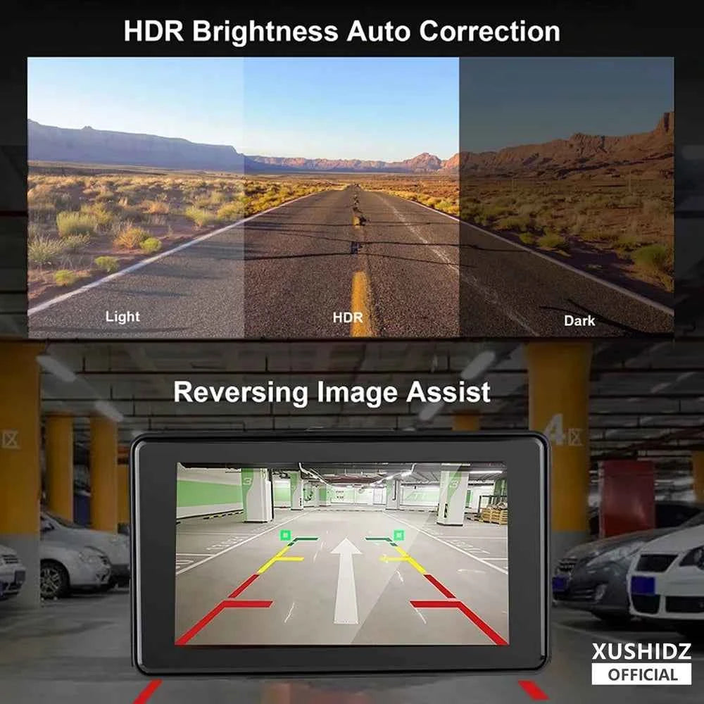 XUSHIDZ Q10 1080P NEW Dash Cam Night Vision Car DVR Vehicle Recorder Car Camera G-sensor HDR DVR  Loop Recording Dashcam