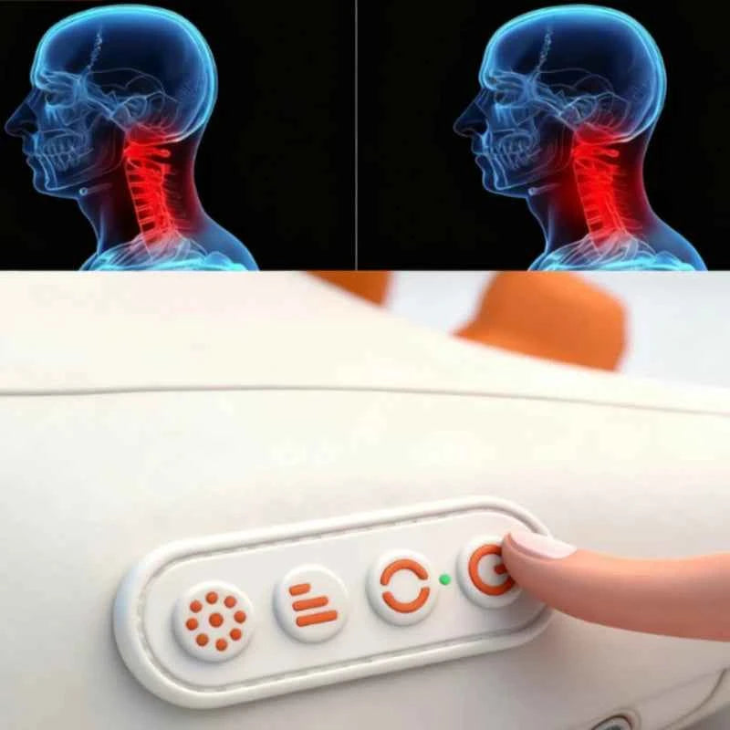 SPA Portable Wireless Neck & Shoulder Massager – Super Strong, Warm & Cozy Pillow for Ultimate Relaxation