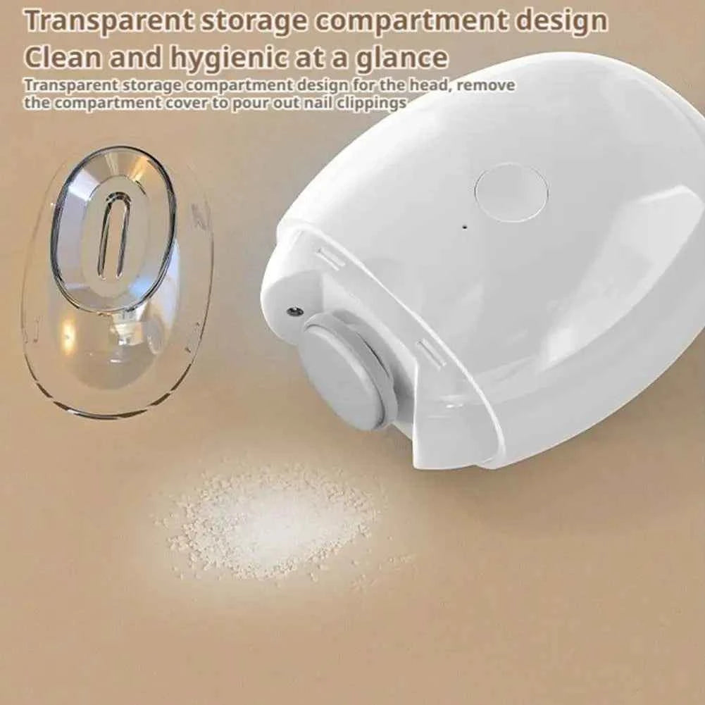 Fully Automatic Electric Nail Clipper Semplice Portatile with LED Light for Baby Elderly Child Manicure Nail Care Trimmer