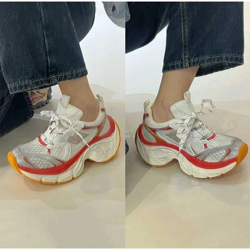 Couple Style Dad Shoes 2025 New Retro Fashion Casual Shoes Lace-up Breathable Versatile Comfortable Soft Sole Sports Shoes Trend The jack market .AU The jack market .AU Step Up Your Style: Trendy Shoes for Every Occasion! $ 122 14:365458#Black for women;200000124:200000334