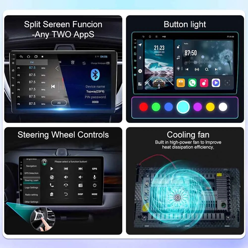 For Subaru Forester 3 SH 2007-2013 For Impreza GH GE Carplay navigazione multimedi Head Unit Screen DVD Auto radio Android GPS