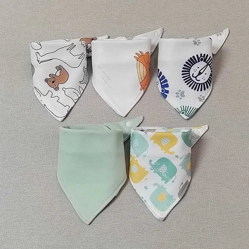 5Pcs/Lot Baby Bandana Bibs Cotton Triangle Double Layer Infant Feeding Burp Cloths Saliva Towel Apron Newborn Accessories The jack market .AU The jack market .AU Mum & Kids: Essential Products for Every Family $ 27 14:173#8;200007763:201336100