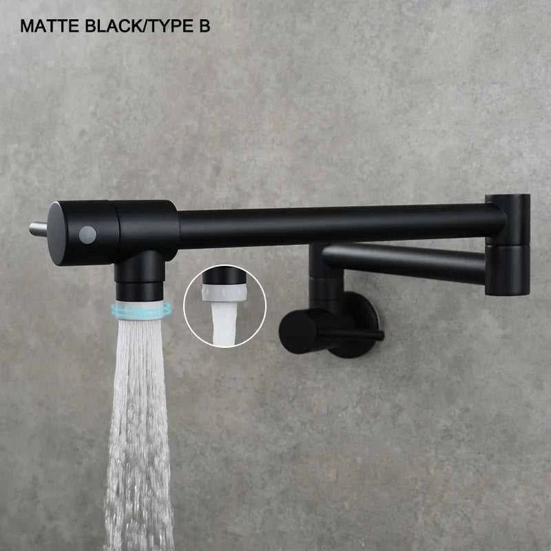 Brass Pot Filler Tap Wall Mount Foldable Kitchen Faucet Single Cold Single Hole Sink Tap Rotate Folding Spout Chrome Gold Black The jack market .AU The jack market .AU Home $ 174 14:29#Chrome Type A