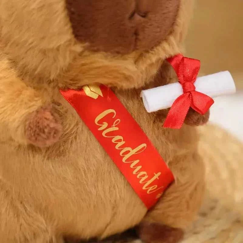 Graduation Capybara Plush Toy Doctor Hat Graduate Owl Doll Cute Stuffed Animal Plushie Kawaii Pendant Soft Cartoon Keychain Gift The jack market .AU The jack market .AU Little Wonders $ 50 14:175#12cm Pink Pendant