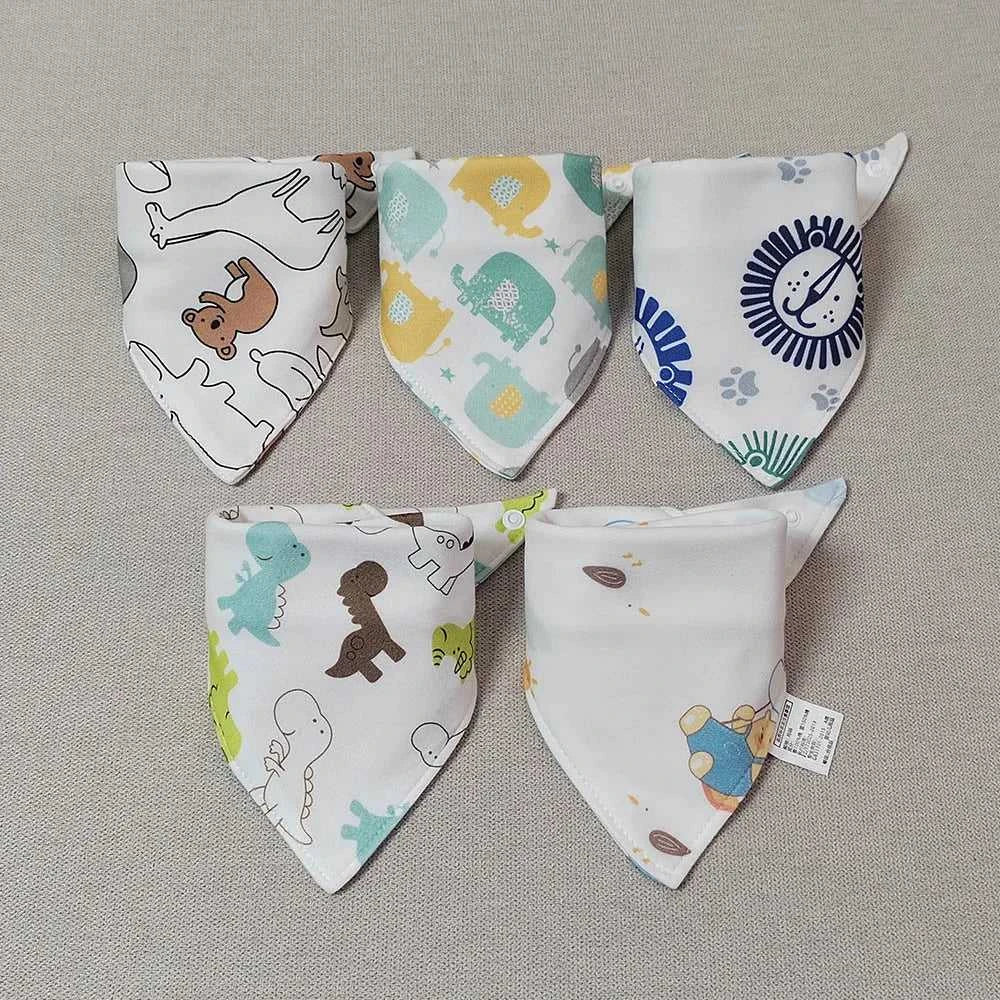 5Pcs/Lot Baby Bandana Bibs Cotton Triangle Double Layer Infant Feeding Burp Cloths Saliva Towel Apron Newborn Accessories The jack market .AU The jack market .AU Mum & Kids: Essential Products for Every Family $ 27 14:173#8;200007763:201336100