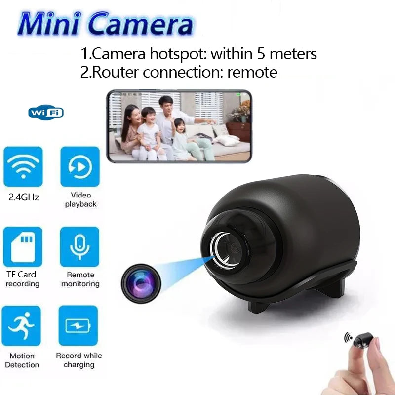 New X5 Mini Camera 1080P Clear Night Vision Lightweight Portable Premium Cams Motion Detection Wireless WiFi Surveillance Camera - Jack market 1988Jack Market 1988