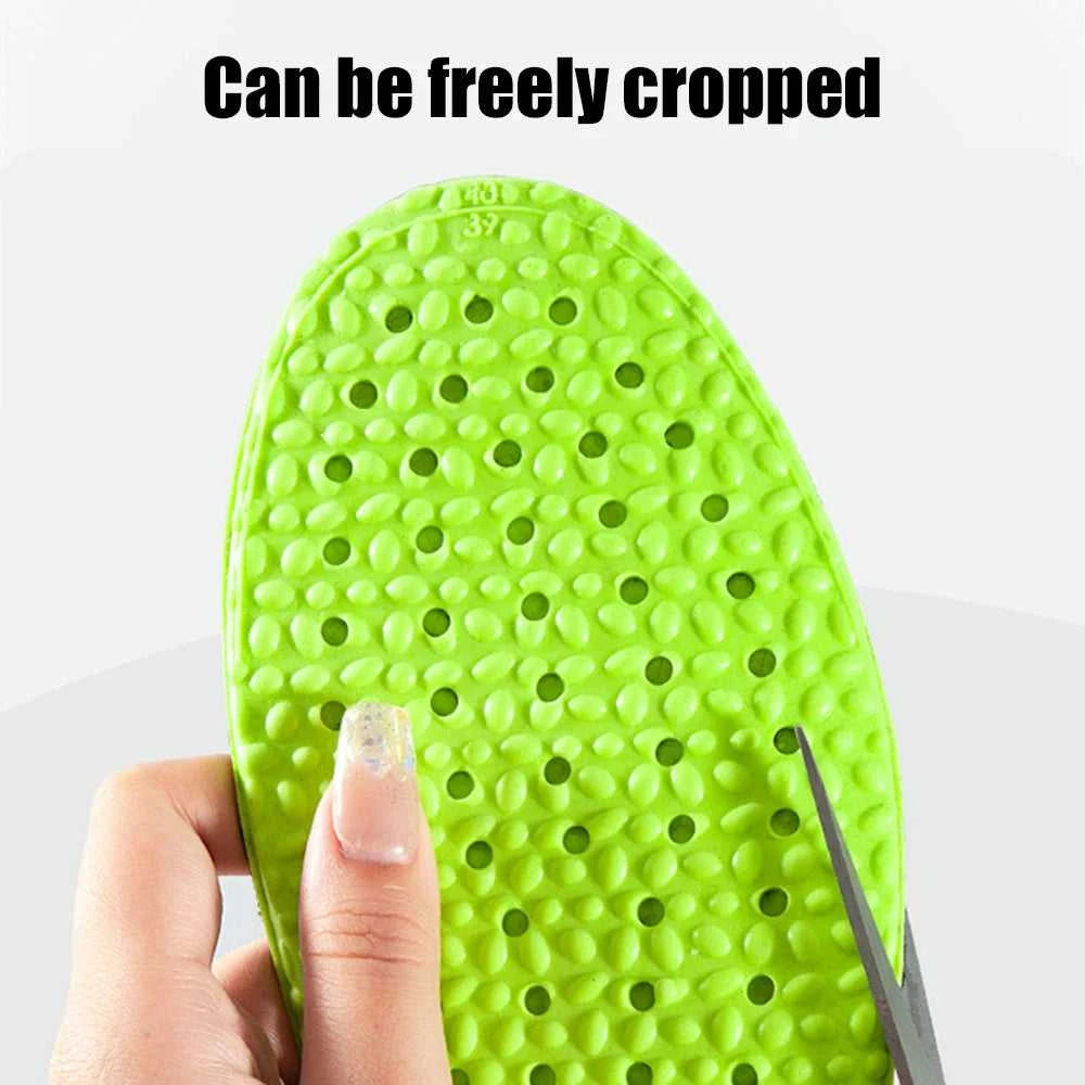 Silicone Memory Sponge Elastic Sports Insoles Orthopedic Insole Shock Absorption Air Cushion Deodorant Soft Shoes Pad Men Women The jack market .AU The jack market .AU Step Up Your Style: Trendy Shoes for Every Occasion! $ 47 14:173#Style 02 Green;200000124:200000283#EU45-46