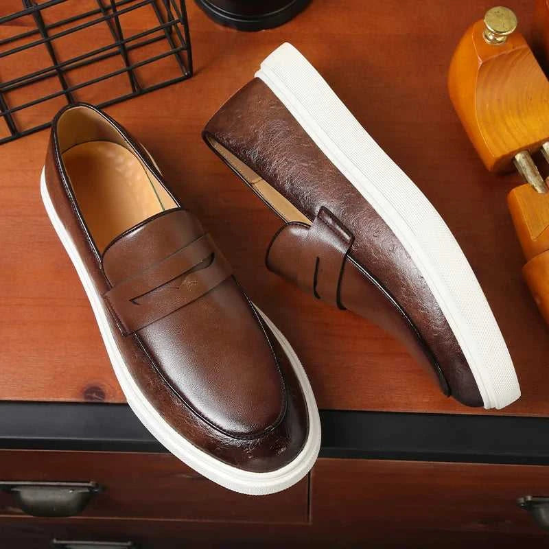 Fashion Men's Casual Shoes Embossed Leather Men Classic Retro British Style Tassels Loafers Mens Slip-on Outdoor Driving Flats The jack market .AU The jack market .AU Step Up Your Style: Trendy Shoes for Every Occasion! $ 101 14:193#S11 Black;200000124:200000364#39 (US 6.5);200007763:201336100