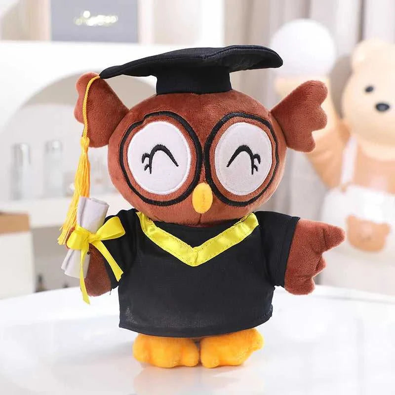 Graduation Capybara Plush Toy Doctor Hat Graduate Owl Doll Cute Stuffed Animal Plushie Kawaii Pendant Soft Cartoon Keychain Gift The jack market .AU The jack market .AU Little Wonders $ 50 14:175#12cm Pink Pendant