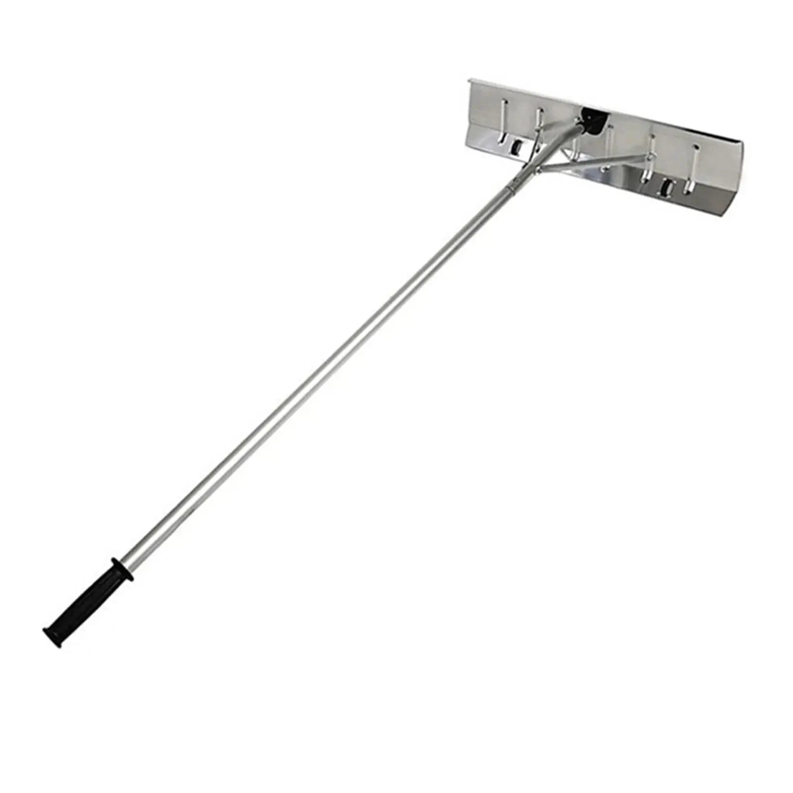 Snow Roof Rake with Wheels Durability Premium Time Saving Aluminum Alloy Snow Removal Tool Cleaning Tool for Rooftop Patio Lawn