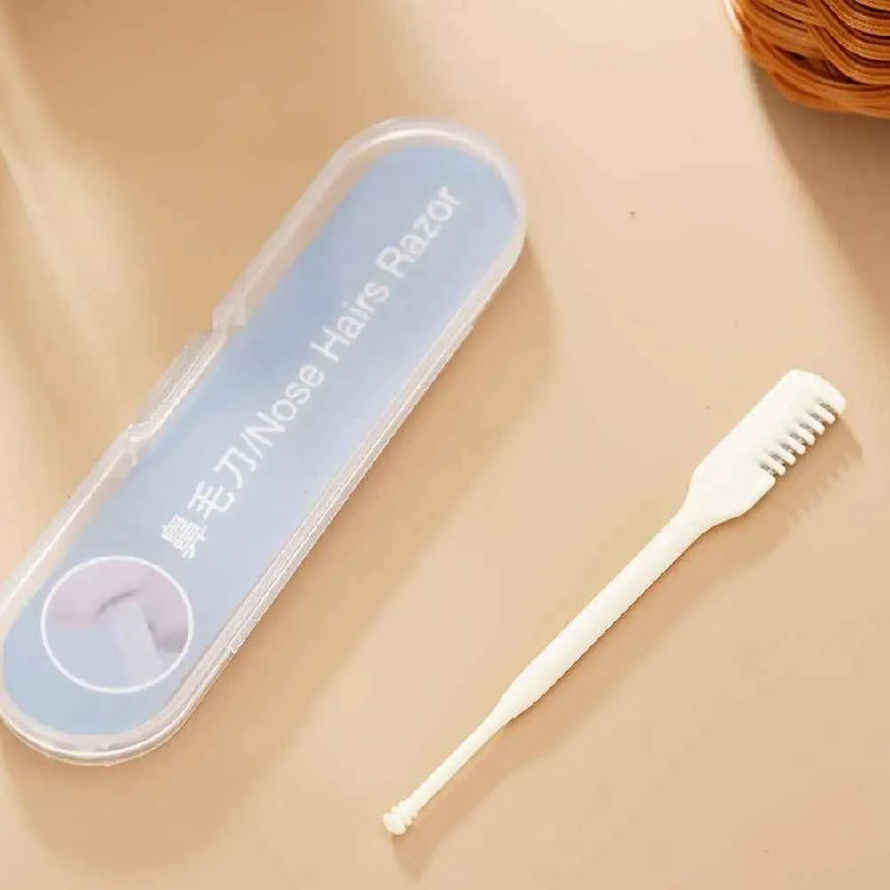 1/2/3pcs 2025 Newest Nasal Hair Cutter 360 Degree Rotating Clippers Nose Hair Trimmer For Women And Men Safe Portable Manual
