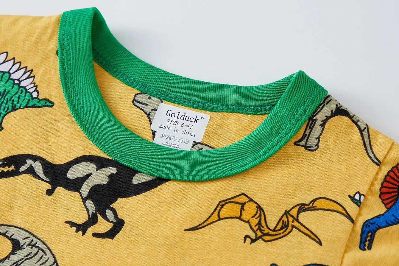 Summer Dinosaur Pajamas Set for Boys Short Sleeve Shorts 100% Cotton Soft Breathable Pjs Kids Sleepwear Age 1-8 Years 2PC The jack market .AU The jack market .AU Mum & Kids: Essential Products for Every Family $ 29 14:350850#P1032D-1;200000463:200661898#2-3years