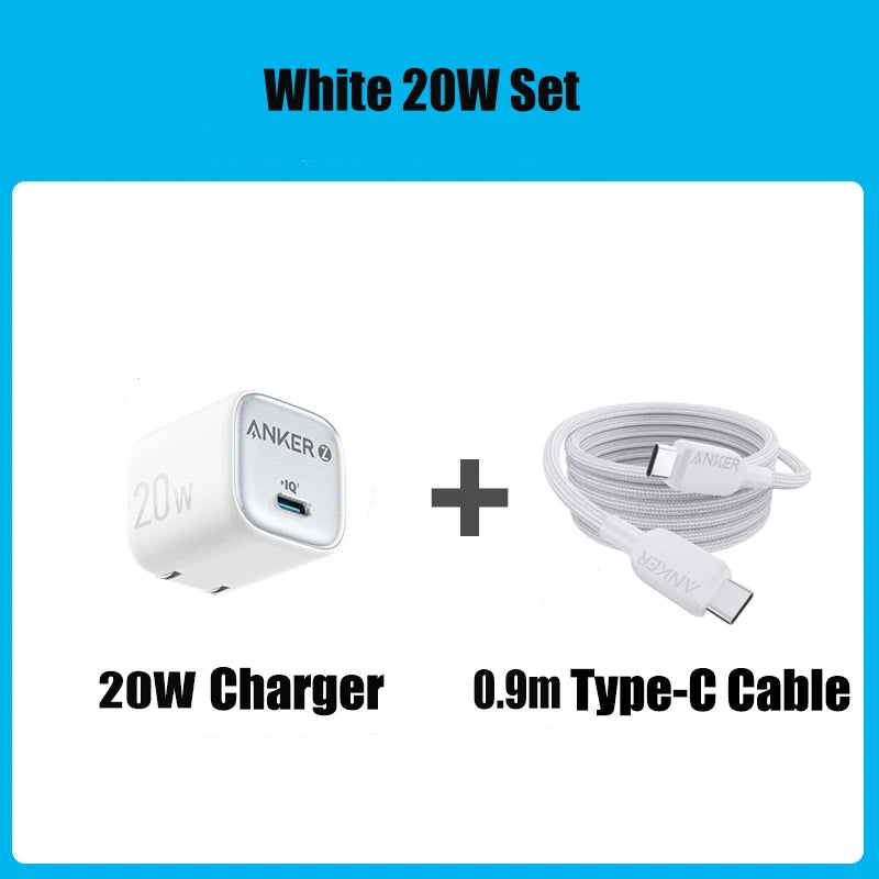 Anker Zolo GaN 30W USB-C Fast Charger – Foldable, PIQ 3.0 & PPS for iPhone 16 Pro Max, Galaxy, iPad