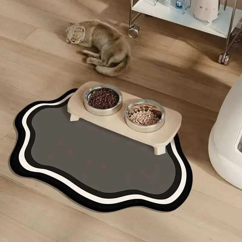 1PCS Summer Solid Colour Pet Mats Non-Slip Absorbent Wear-Resistant Leak-Proof Easy To Clean Dog Food Mats Cat Food Mats The jack market .AU The jack market .AU Home $ 22 14:1254#Dark grey