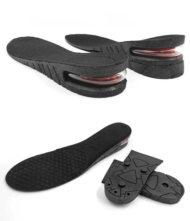 3-9cm Invisible Height Increase Insoles 3 Layer Air Insert Adjustable Cut Heel Insert Men Women Shock Absorbing Growing Sole The jack market .AU The jack market .AU Step Up Your Style: Trendy Shoes for Every Occasion! $ 52 14:691#3CM-Black