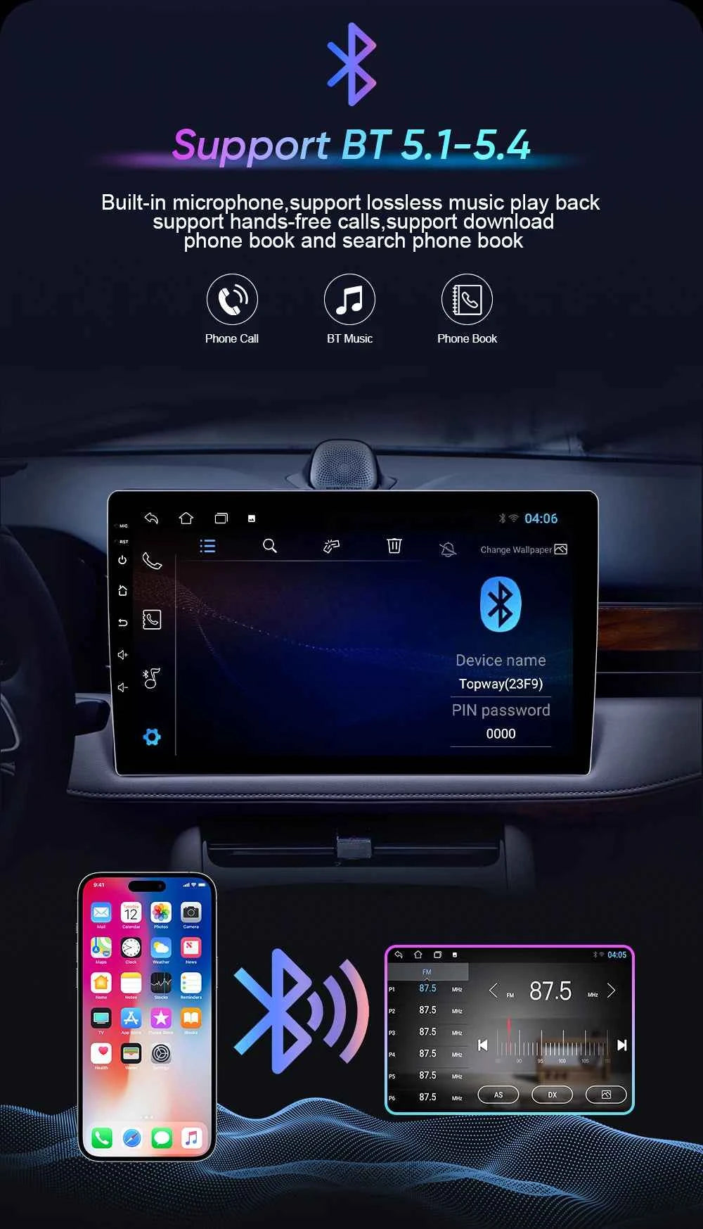 For Subaru Forester 3 SH 2007-2013 For Impreza GH GE Carplay navigazione multimedi Head Unit Screen DVD Auto radio Android GPS