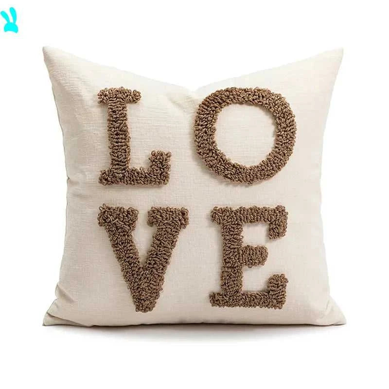 Beige Heart Tree Sugar Christmas Cushion White Red Pillow Cover for Home Decoration Soft Chenille Plush Tufted Emboridered The jack market .AU The jack market .AU Home $ 43 14:201619812#Love