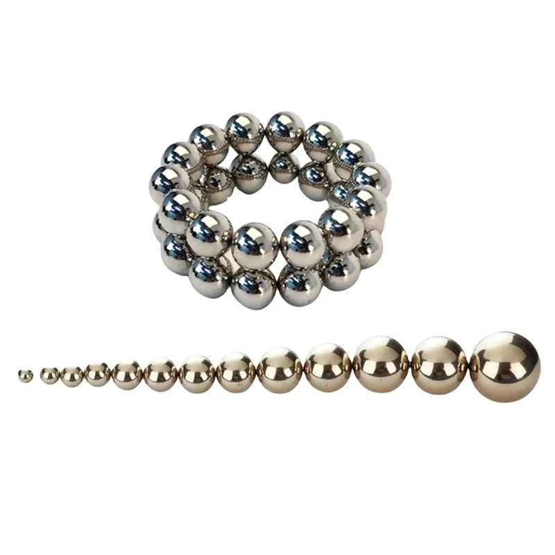 LM Magnetic Nipple Clamps - 2pcs Non-Piercing Strong Bondage Balls for Couples - Explore Your Sensuality