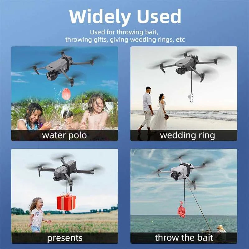 Airdrop System Thrower for DJI Mini 4 Pro/Air 3/Mini 3 Pro/Mavic Mini 2/Mavic 3/Mavic Pro Drone Fishing Life Rescue Send Gift The jack market .AU The jack market .AU Drones $ 79 14:200006151#500m distance