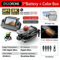 ZLL D12 Drone With 8K HD Camera Screen Remote GPS 360° Obstacle Avoidance 5G Wifi FPV Brushless Motor RC Dron Load capacity 500g The jack market .AU The jack market .AU Drones $ 452 14:193#D12-NO OAS