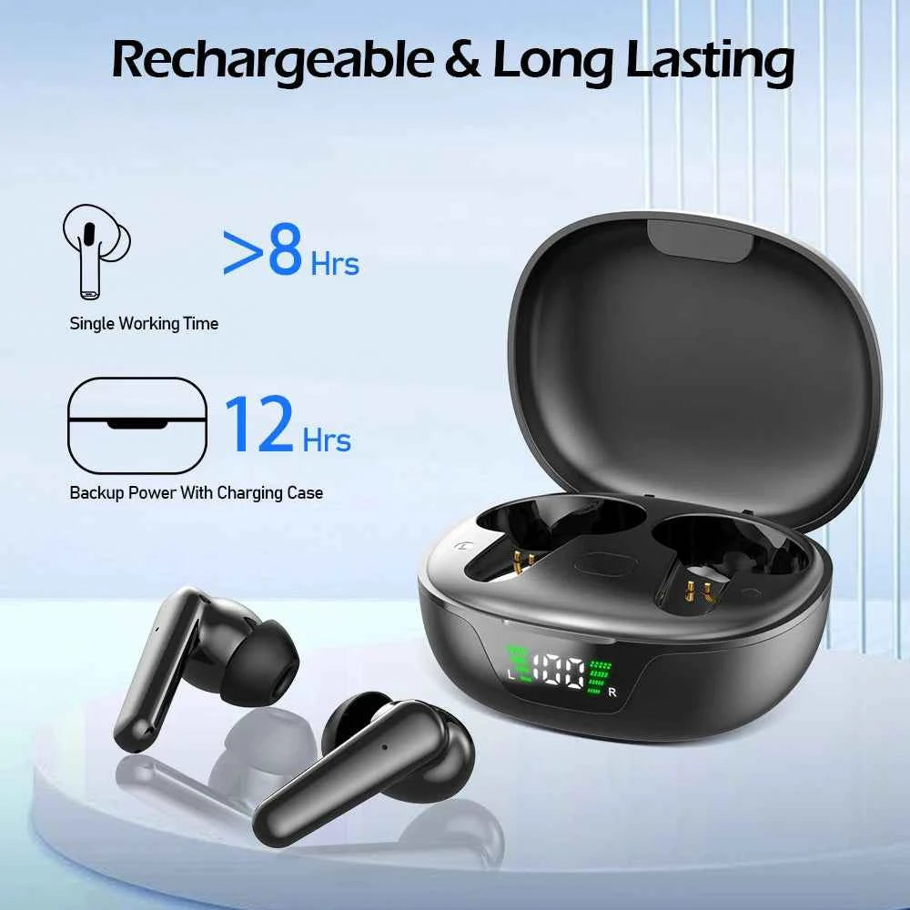 HearingPro Bluetooth Hearing Aids - 12 Channels, APP Control, Noise Reduction for Seniors