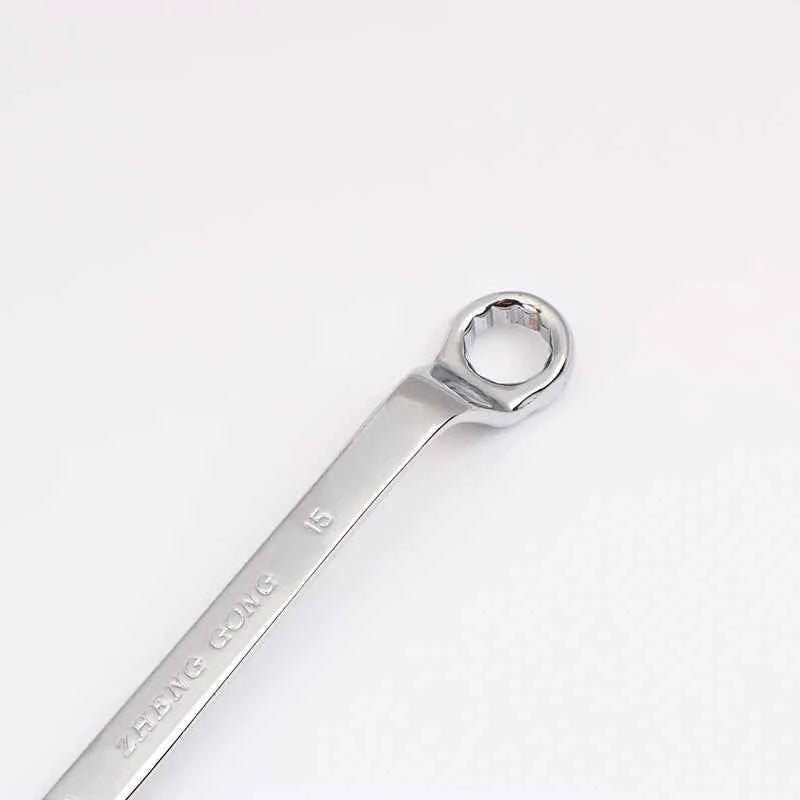Multifunctional Double-ended Offset Ring Spanner - Heat Treated Hardened Box End Wrench for Auto Repair