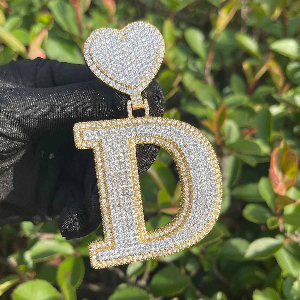 Bubble Letter Iced Out Initial Necklace for Women Prong Setting Pendant Real Gold Plated Hip Hop Fashion Jewelry The jack market .AU The jack market .AU Jewellery & Chains $ 66 200000639:201683807#NO CHAIN OPTION;200000783:200003699#TopSilverBottomGold;200001034:361180#A;200007763:201336100