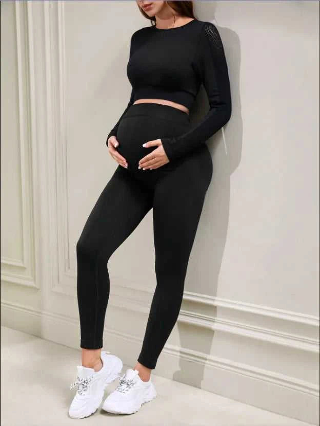 Pregnant Women's Thin Bottoming Pants Spring And Summer New Maternity High Elastic Belly Support Pants The jack market .AU The jack market .AU Mum & Kids: Essential Products for Every Family $ 34 14:200004890#Black-Grey;200000855:361386