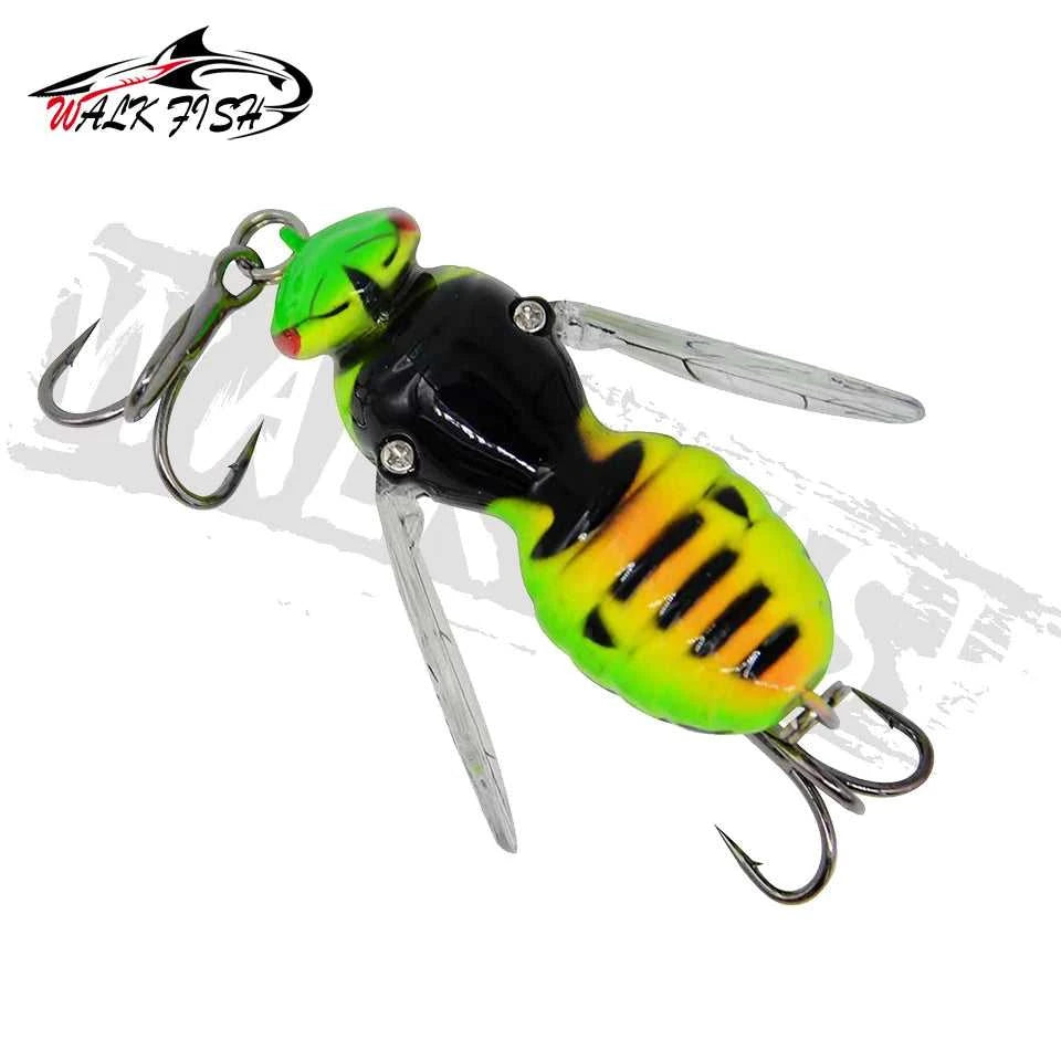 WALK FISH 4.5g 40mm Insect Lure Fishing Lures Bionic Swimbaits Wobblers Sea Bass Fishing Artificial Bait Hard Baits Bass Pike The jack market .AU The jack market .AU Fishing Gear $ 28 14:29#A1