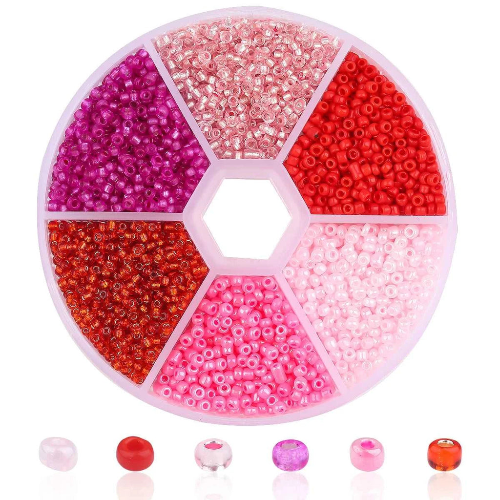 3900pcs Glass Rice Beads 6 Grid Set Box Loose Beads Handmade Bead String Material Pack DIY Bracelet Necklace Jewelry Accessories The jack market .AU The jack market .AU Jewellery & Chains $ 48 14:29;5:100016944#2mm about3900pcs