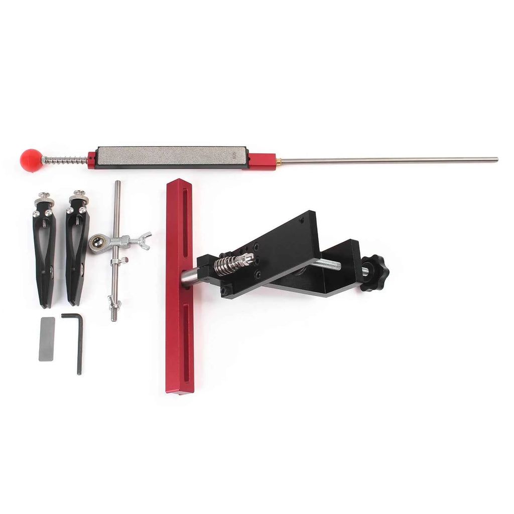 Professional Knife Sharpener with 80# Whetstones, 360° Rotation Flip Design Fixed-Angle For Kitchen Chef Knife Sharpening Kit